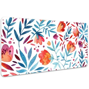 Mata ochronna na biurko Maki retro 100x50 cm - Podkładki na biurko - miniaturka - grafika 1