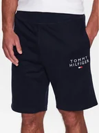 Spodenki męskie - Tommy Hilfiger Szorty sportowe UM0UM02881 Granatowy Regular Fit - miniaturka - grafika 1