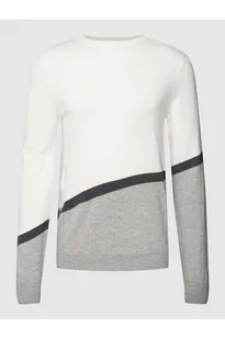 Sweter z dzianiny w stylu Colour Blocking - Antony Morato - Swetry męskie - miniaturka - grafika 1