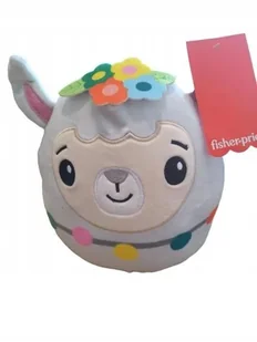 Fisher Price Maskotka 20cm Lama Pluszowa Przytulanka FM007 - Lalki dla dziewczynek - miniaturka - grafika 1