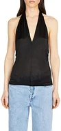 Koszulki i topy damskie - Sisley Damski top 39EBLH00G T-Shirt, czarny 100, L, czarny 100, L - miniaturka - grafika 1