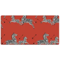 Podkładki na biurko - Podkładka na biurko z nadrukiem Afrykańskie zebry 120x60 cm - miniaturka - grafika 1