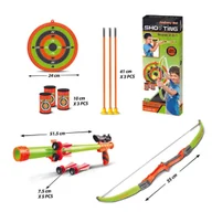 Zabawki i gry sportowe - PISTOLET 2W1 ZESTAW ŁUK Z KCESORIAMI - miniaturka - grafika 1