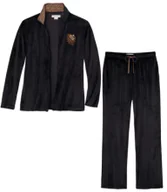 Dresy damskie - Luźny, czarny i welurowy komplet dresowy Kobieta Atlas For Men - Kolor : Czarny - Rozmiar : 36/38 - miniaturka - grafika 1