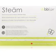 Podgrzewacze butelek i sterylizatory - BBLÜV Steäm torebki do sterylizacji do kuchenki mikrofalowej 24 x 21 cm 6 szt. - miniaturka - grafika 1