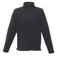 Płaszcze damskie - Regatta Męski płaszcz z zamkiem błyskawicznym z mikrofibry gładki golf z długim rękawem, szary (szary (Seal Grey), XXXXL - miniaturka - grafika 1