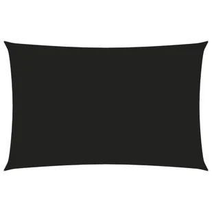 vidaXL Prostokątny żagiel ogrodowy, tkanina Oxford, 2x5 m, czarny 135754 - Parasole ogrodowe - miniaturka - grafika 1
