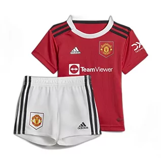 Odzież sportowa dziecięca - Adidas Mufc Track Suit z tyłu/biały 74 - grafika 1