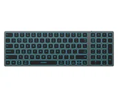 Klawiatury - Silver Monkey Alu Keys Mini Premium Backlight Black - miniaturka - grafika 1