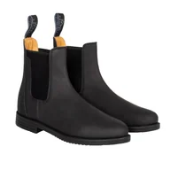 Buty do jazdy konnej - Jodhpurowe buty z nubuku z elastycznymi paskami po bokach - miniaturka - grafika 1