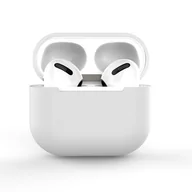 Akcesoria do słuchawek - Hurtel Etui do AirPods Pro silikonowy miękki pokrowiec na słuchawki biały (case C) - miniaturka - grafika 1