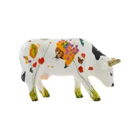 Figurki dekoracyjne - CowParade, figurka-krówka RAMONA, średnia/ceramika - miniaturka - grafika 1