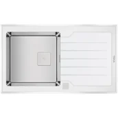 Zlewozmywaki - Teka DIAMOND RS15 1B 1D 86 REV 2 AUTO WST WHITE 115100012 - miniaturka - grafika 1