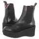 Botki damskie - Botki Elevated Wedge Bootie Black FW0FW07857 BDS (TH861-a) Tommy Hilfiger - miniaturka - grafika 1