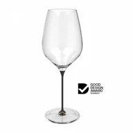 Siekacze tarki i szatkownice - Kieliszek do wina lava premium czarno-brązowy kod: CM-00339 - miniaturka - grafika 1