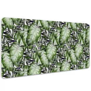 Mata ochronna na biurko Liść Monstera 100x50 cm - Podkładki na biurko - miniaturka - grafika 1