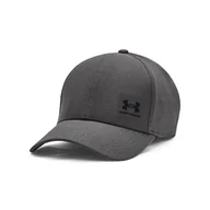Czapki męskie - Męska Czapka z daszkiem UNDER ARMOUR M ISO-CHILL ARMOURVENT ADJ 1383440-025 – Szary - miniaturka - grafika 1
