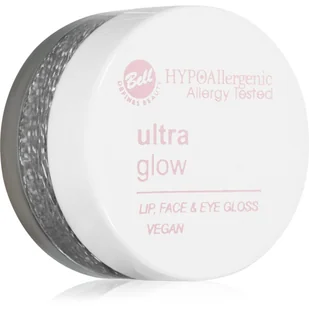 Bell Hypoallergenic Ultra Glow Lip, Face&Eye Gloss 01 Clear, 3,9g - Błyszczyki do ust - miniaturka - grafika 1