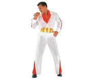 Stroje karnawałowe - Zestaw dla dorosłych "Elegancki Elvis" (koszula, spodnie, pasek, chusta), rozm. M - miniaturka - grafika 1