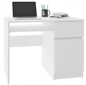 Biurka - Białe biurko z szufladą i szafką Z6-K49 - miniaturka - grafika 1