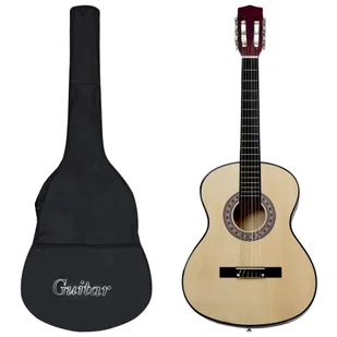 vidaXL Gitara klasyczna dla początkujących 3/4 36 z pokrowcem 3055887 - Gitary akustyczne - miniaturka - grafika 1