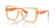 Okulary korekcyjne, oprawki, szkła - Okulary korekcyjne Miu Miu MU 06VV 12M1O1 - miniaturka - grafika 1