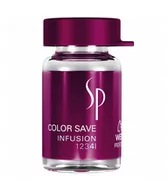 Odżywki do włosów - Wella SP Color Save Infusion | esencja do włosów farbowanych 6x5ml - miniaturka - grafika 1