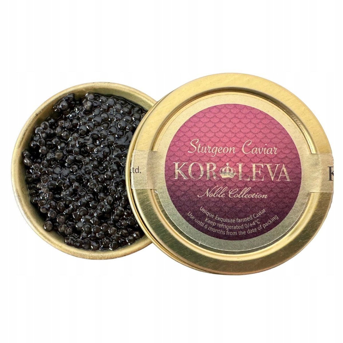 Koroleva Imperial Oscietra – Kawior Premium 30g puszka złocona 24K