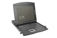 Akcesoria do serwerów - Digitus Konsola KVM HD LCD 19", 16 portów HDMI, klawiatura ze szwajcarskim układem klawiszy DS-72221-7CH - miniaturka - grafika 1