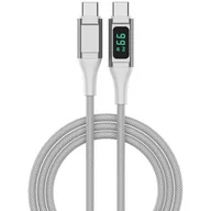 Kable USB - Kabel USB-C - USB-C 4SMARTS DigitCord 100W 1.5 m Biały - miniaturka - grafika 1