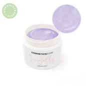 Żele do paznokci - Żel do przedłużania paznokci UV LED galaretka ICE JELLY - fioletowy z brokatem - Violet Glitter 15ml - miniaturka - grafika 1