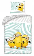 Pościel dla dzieci - Halantex, Minions MIN-9997BL, pościel bawełniana, rozmiar 140x200cm + 70x90cm - miniaturka - grafika 1
