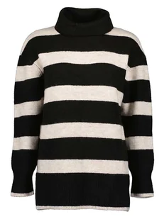 Blue Seven Golf w kolorze czarno-kremowym - Swetry damskie - miniaturka - grafika 1