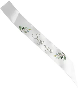Szarfa personalizowana na wieczór panieński z napisem - 140 cm - 1 szt. - Wieczór panieński i kawalerski - miniaturka - grafika 1