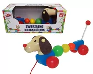 Zabawki interaktywne dla dzieci - Brimarex Pies do ciągnięcia WMBRMP0U9045563 - miniaturka - grafika 1