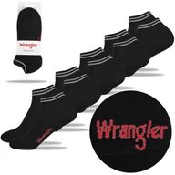 Skarpetki męskie - Wrangler Skarpety Męskie Stopki Czarne Bawełniane 5 par Rozmiar 43/46 - miniaturka - grafika 1