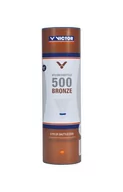 Badminton - Victor Shuttle 500 lotki nylonowe, biały 005/2/0 - miniaturka - grafika 1