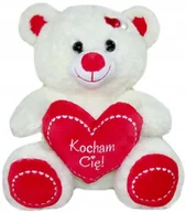 Maskotki i pluszaki - Maskotka Miś Kocham Cię z sercem - 25cm WALENTYNKI - miniaturka - grafika 1