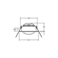 Lampy pozostałe - BRUMBERG Reflektor wpuszczany LED BB09, włączany/wyłączany, biały - miniaturka - grafika 1