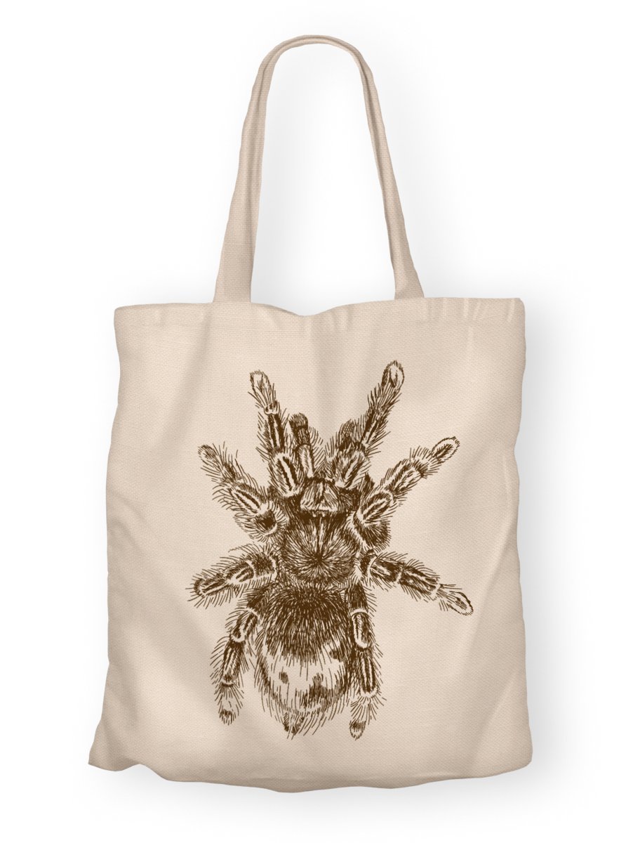 Torba bawełniana z nadrukiem pająka