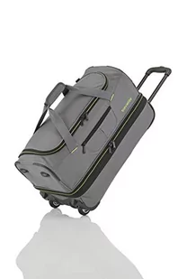 Travelite Torba podróżna na kółkach na kółkach, z rozciągliwą zakładką, seria Basics: miękki bagaż torba podróżna z rolkami o dużej pojemności, szary/zielony (wielokolorowa) - 2275893 - Torby podróżne - miniaturka - grafika 1