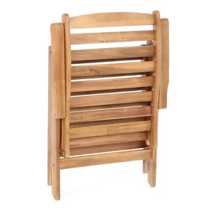 Meble ogrodowe drewniane Akacja Oval 165+50+50 cm 10+1 - Meble ogrodowe - miniaturka - grafika 9