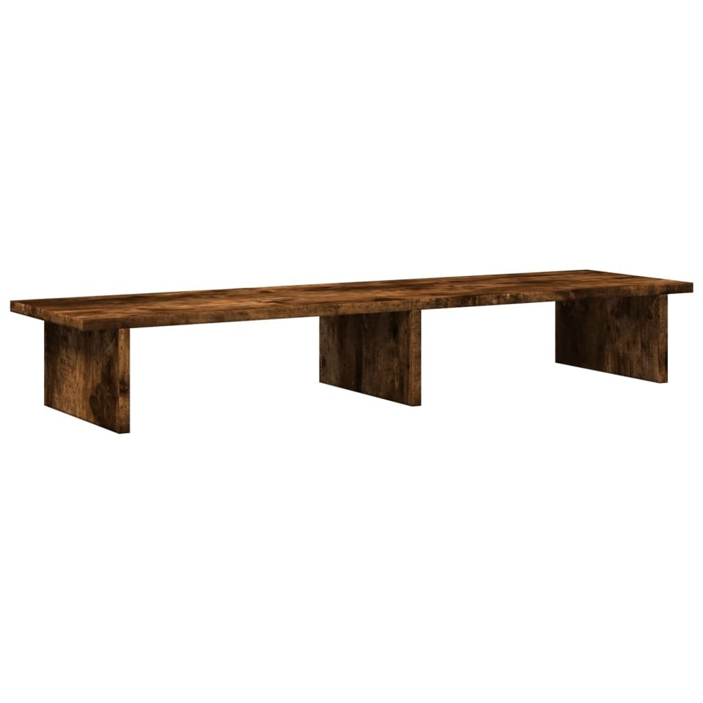vidaXL Podstawa pod monitor dąb wędzony 100x27x15 cm materiał drewnopochodny