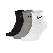 Skarpetki damskie - Skarpety Nike Everyday Cushion Ankle 3Pak SX7667 (kolor Biały. Czarny. Szary/Srebrny, rozmiar S ( 34 - 38 )) - miniaturka - grafika 1