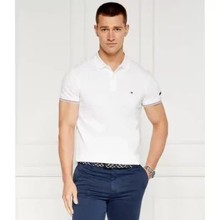 Tommy Hilfiger Polo CUFF EMBRO | Slim Fit - Koszule męskie - miniaturka - grafika 1