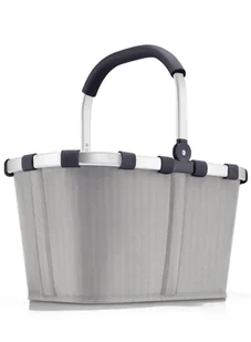 Koszyk na zakupy plażę Reisenthel Carrybag - herringbone grey - Torby i wózki na zakupy - miniaturka - grafika 1