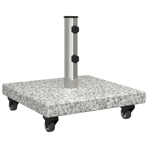 Podstawa do parasola Szary 45 x 45 x 43 cm Granit i stal