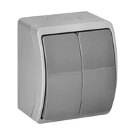 Świeczniki - Łącznik Świecznikowy N/T Ip44 Szaro-Grafitowy Aquatic Or-Oe-7101/Gr Orno - miniaturka - grafika 1