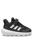 Buty dla dziewczynek - adidas Sneakersy FortaRun 3.0 EL I IH2860 Czarny - miniaturka - grafika 1