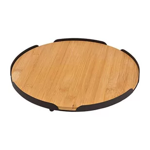 Taca do serwowania z bambusa Ø18cm - Tace i patery - miniaturka - grafika 1